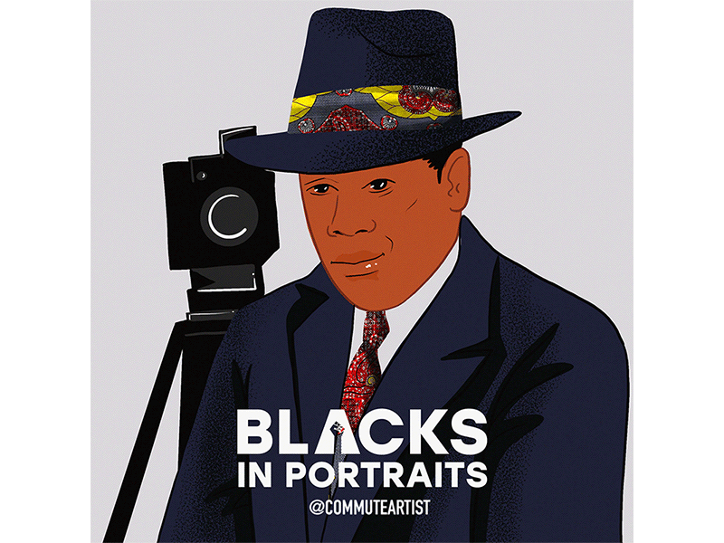 Oscar Micheaux apple pencil black history black history month blacklivesmatter commuteart commuteartist illustration ipadpro