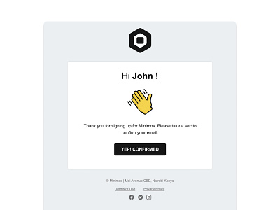 Welcome HTML Email Template design email html saas template