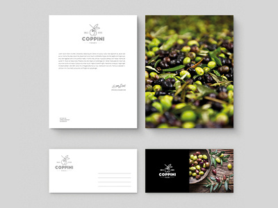 COPPINI extra virgin olive oil - Identity brand design extra food graphic identity logo oil olio olive restyling virgin