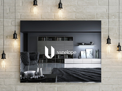 Vanelope - Interior brand design graphic home house identity interior logo luxury room