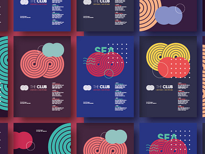 The Club - Poster Series Design