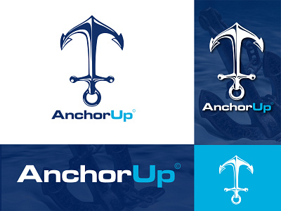 AnchorUp Logo branding design graphic design illustration logo vector