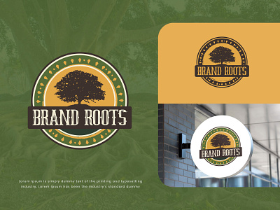 Brand Roots Logo branding design graphic design illustration logo vector