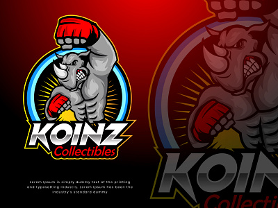 Koinz Collectibles Mascot Logo branding character design graphic design illustration logo mascot