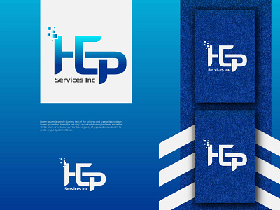 HEP Services Inc Logo branding design graphic design illustration logo typography vector