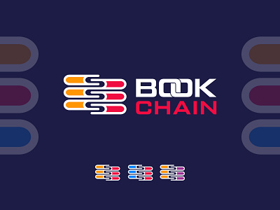 Book Chain Logo book branding design graphic design illustration logo shop store typography vector