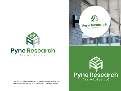 Pyne Research Associates Logo branding design graphic design icon illustration logo typography vector
