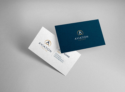 John Adam Business Card aviation branding business business card card design graphic design vector