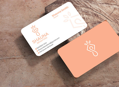 Shauna Smith Business Card branding business business card card design graphic design stationery vector