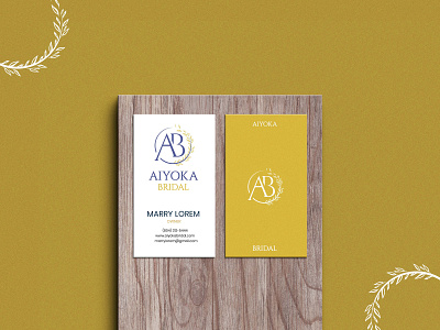 Marry Lorem Business Card beauty branding bridal business business card card design graphic design saloon spa vector