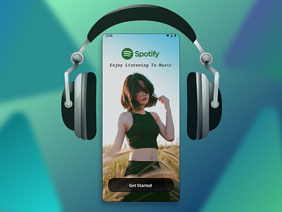 Spotify APP UI app branding design logo mobile ui ux