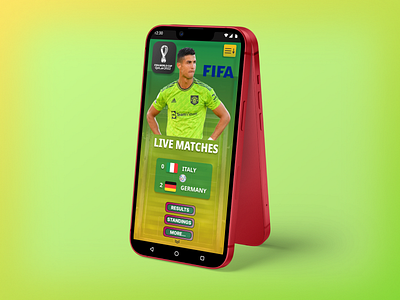 FIFA 2022 Details APP UI 2022 app design fifa mobile sports ui ux