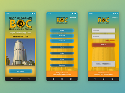 BOC Online Banking App NEW UI