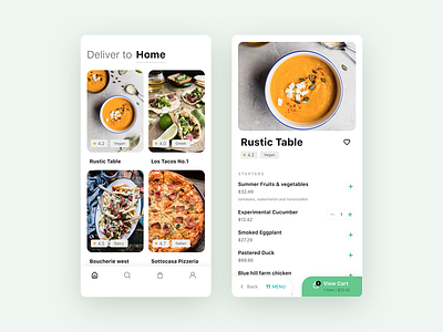 Food Ordering App food food app food ordering mobile app mobile ui