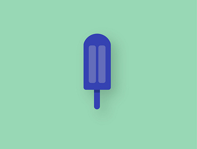 Popsicle Illustration 2d app branding design graphic design illustration logo popsicle illustration ui ux vector