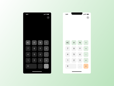 Mobile Calculator app dailyui design ui uidesign ux uxdesign