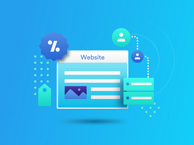 Lead Generation Illustration business clean connection customer cute database design digital discount freelance freelancer graphic illustration lead generation leadgen offers ui user vector website