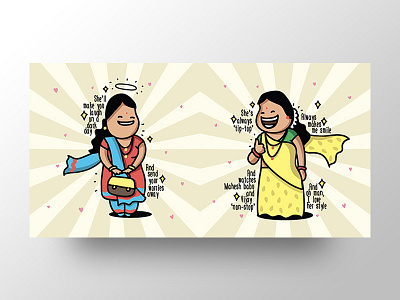 Women's Day Greetings - 01 card cartoon celebration character daughter design friend greetings happy mother sister women