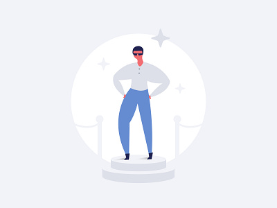 Illustration for FirstUp - 3 characters clean design freelance freelancer graphics hero illustration illustrations journey onboard onboarding people phone app product review simple social media vectors website