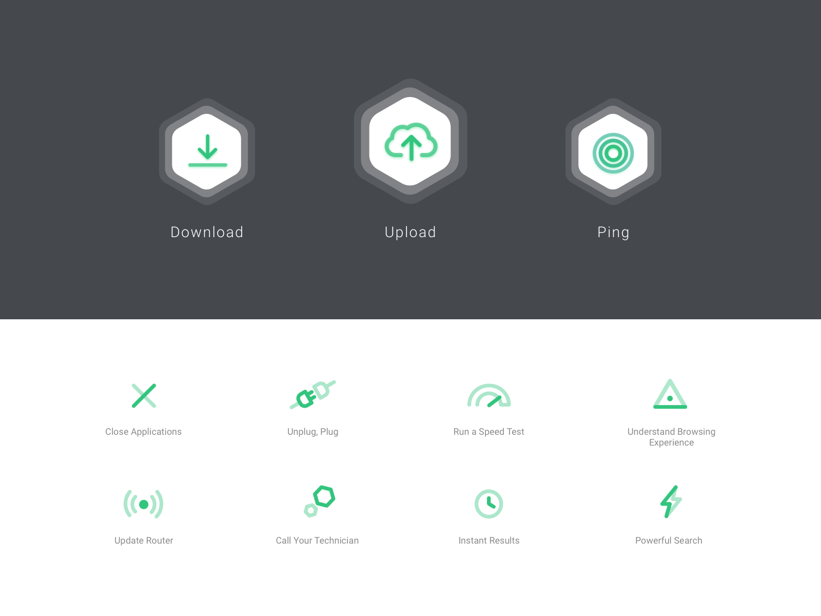 Internet Speed Test Icons by Pooja Jadav on Dribbble