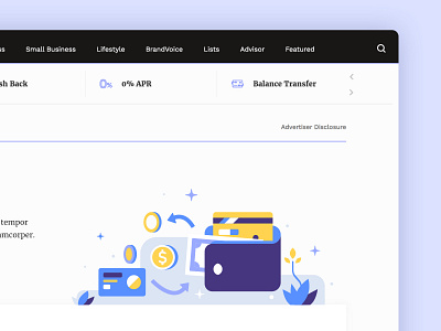 Finance Illustration - Balance Transfer