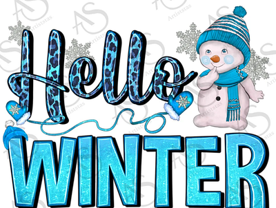 Western Hello Winter Png Sublimation Design 3d animation app branding design graphic design illustration logo motion graphics ui vector