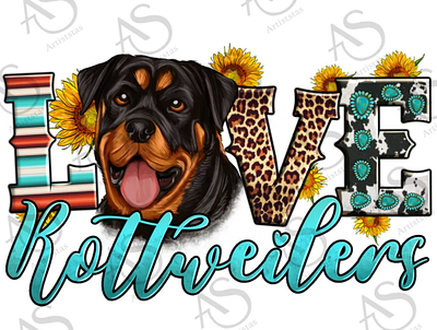 Love Rottweilers Png, Rottweilers Png 3d animation app branding design graphic design illustration logo ui vector