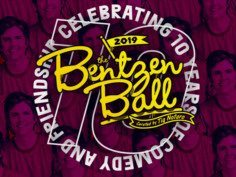 Bentzen Ball 10 YEARZ! aftereffects branding design illustration logo typography