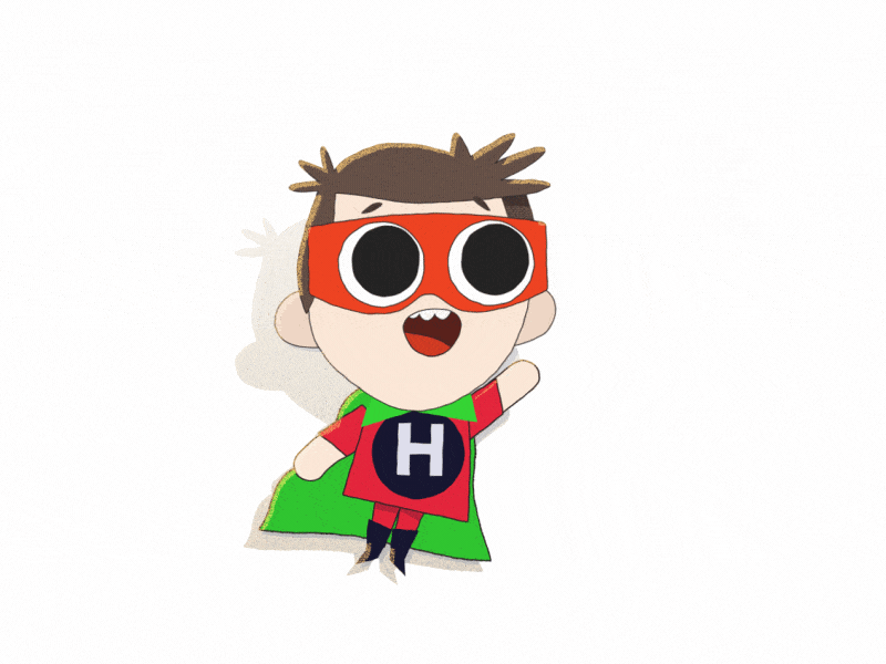 Super Henry aftereffects character illustration