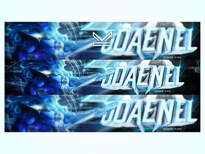 Doaenel - YouTube Banner 3d adobe design gaming graphic design hecarim leagueoflegends lol photoshop youtube