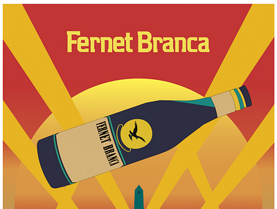 Afiche - Fernet Branca afiche concurso diseño diseño grafico