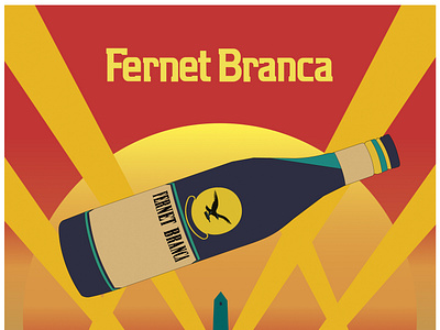 Afiche - Fernet Branca afiche concurso diseño diseño grafico