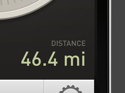 iPhone App WIP clear dark design dial dinot elegant fresh tilled soil gui ios iphone numbers ui ui design