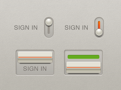 Toggle Switch Ideas 3d clean fresh tilled soil ipad iphone neutral soft switch toggle ui ui design