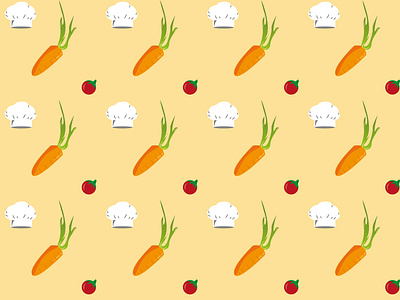 carrot and tomato pattern background