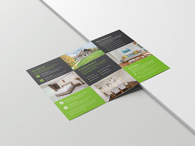 Real estate trifold brochure Design Template branding design graphic design illustration logo typography