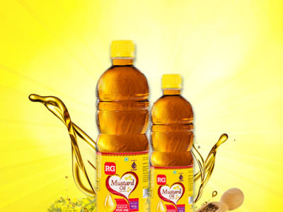 Mustard oil manufacturers in KERALA | RG FOODS illustration mustard oil rg foods