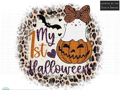 My First Halloween Girl Png Sublimation