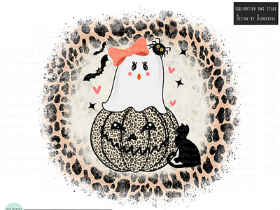 Cute Halloween Girl Ghost Png Sublimation