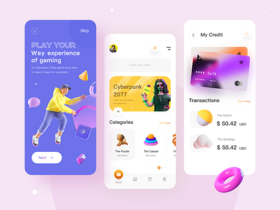 Gaming App Ui Design