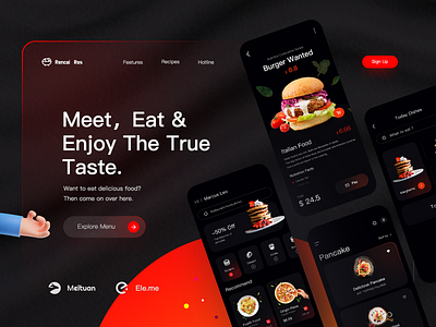 Burger Website Ui Design