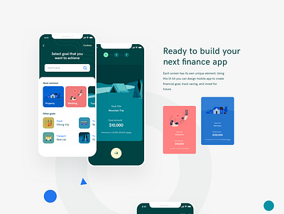 FinanceMobile App 3d animation app branding design graphic design illustration logo motion graphics ui vector