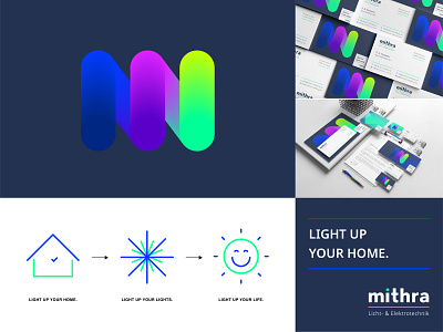 Corporate Design – Mithra light design & electrical engineering