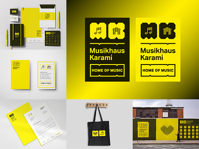 Corporate Design – Musikhaus Karami branding design graphic design illustration logo typography vector