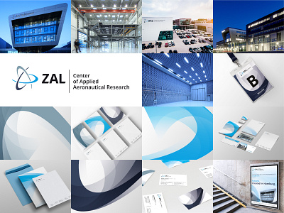 Corporate Design – ZAL Centre of Applied Aeronautical Research branding design graphic design illustration logo typography vector