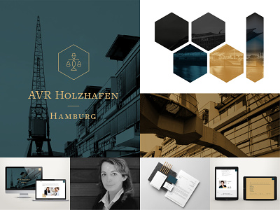 Corporate Design – AVR Holzhafen Hamburg branding design graphic design illustration logo typography vector