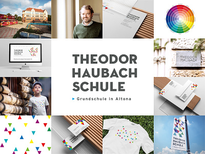 Corporate Design – Theodor Haubach Schule branding design graphic design illustration logo typography vector