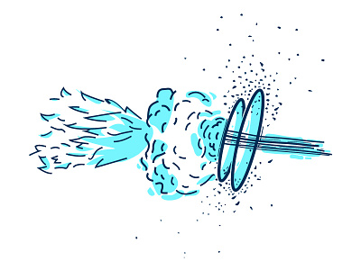 xplosion! explosion fire icon illustrator minimal outline portal simple space universe