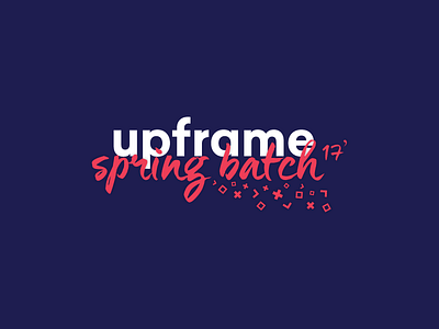 upframe spring batch 17' branding logo spring upframe