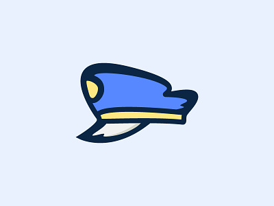 sailor hat blue hat illustration illustrator ocean sailor sea ship